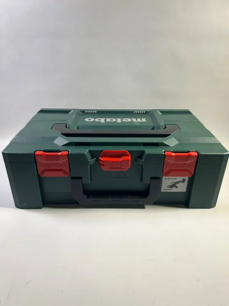 Metabo W 18 L 9-125 Akumulatorowa szlifierka kątowa 18 V 125 mm + metaBOX ( 602247840 ) - bez akumulatora, bez ładowarki