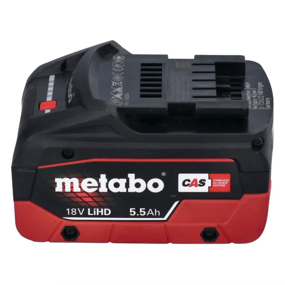 Akumulatorowa szlifierka kątowa Metabo WB 18 LT BL 11-125 Quick 18 V 125 mm bezszczotkowa + 1x akumulator 5,5 Ah + metaBOX...