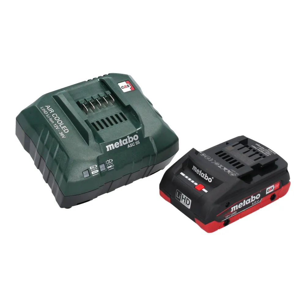 Metabo BS 18 LT BL Q akumulatorowa wiertarko-wkrętarka 18 V 75 Nm bezszczotkowa + 1x akumulator LiHD 4,0 Ah + ładowarka