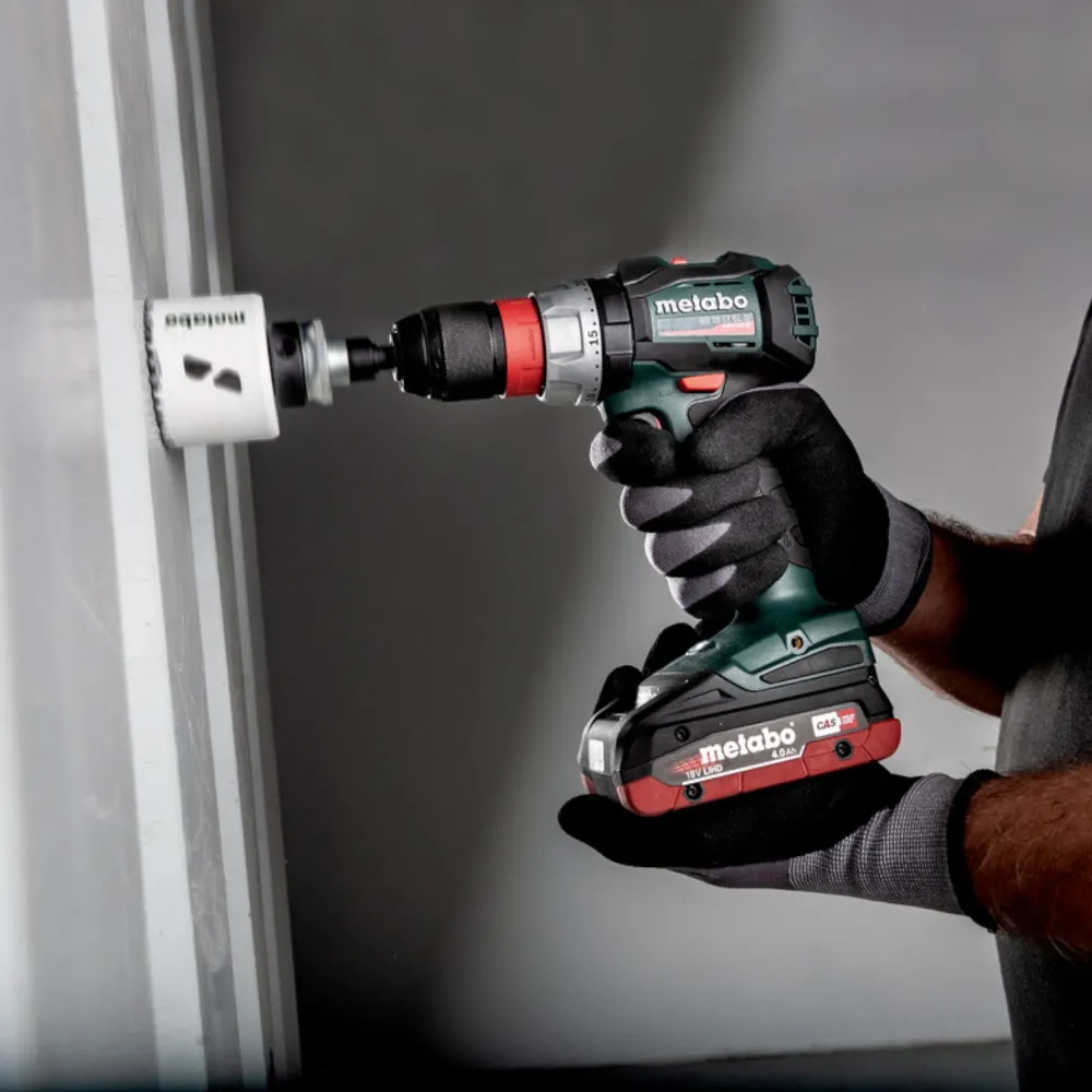 Metabo BS 18 LT BL Q akumulatorowa wiertarko-wkrętarka 18 V 75 Nm bezszczotkowa + 2x akumulator LiHD 5,5 Ah + ładowarka