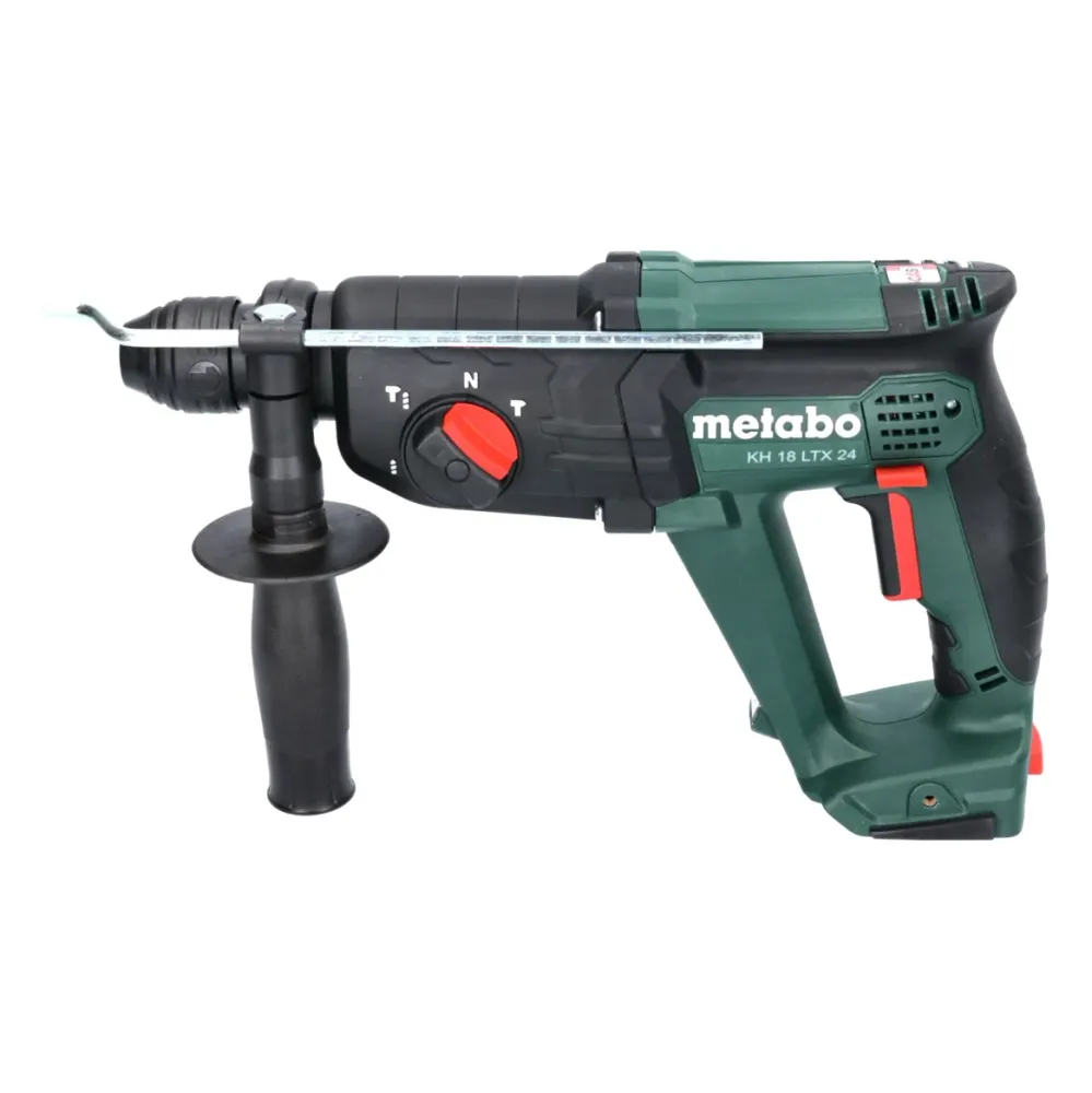 Metabo KH 18 LTX 24 akumulatorowy młot udarowo-obrotowy 18 V 2,1 J SDS plus + 2x akumulator 8,0 Ah + ładowarka + metaBOX