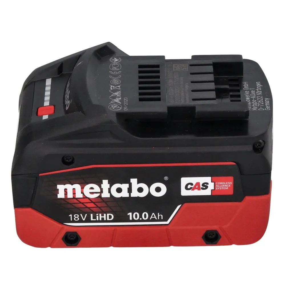 Metabo WB 18 LT BL 11-125 Quick akumulatorowa szlifierka kątowa 18 V 125 mm bezszczotkowa + 1x akumulator 10,0 Ah + metaBO...