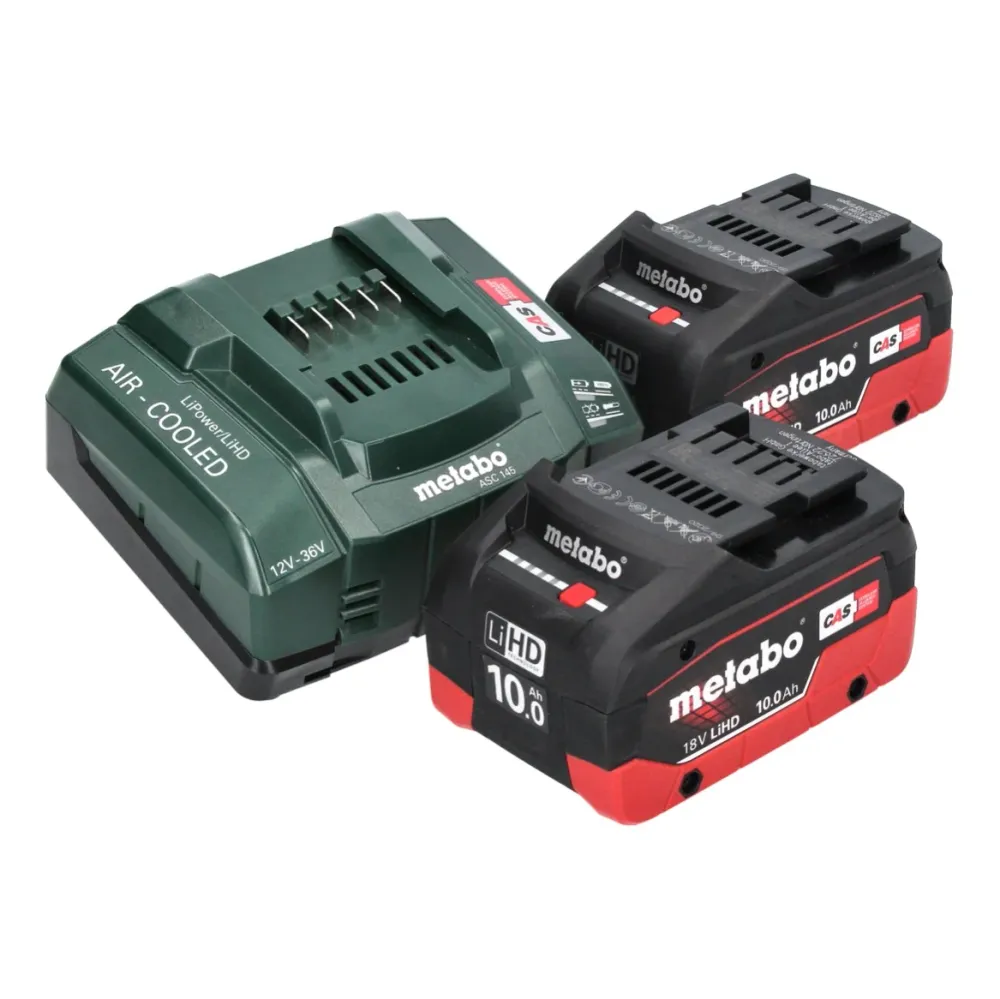 Metabo MA 36-18 LTX BL Q Akumulatorowy napęd wielofunkcyjny 36 V ( 2x 18 V ) bezszczotkowy + 2x akumulator 10,0 Ah + ładow...