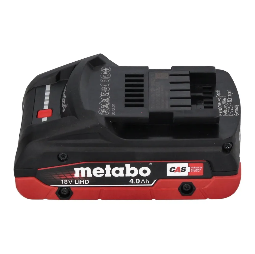 Metabo W 18 7-125 Akumulatorowa szlifierka kątowa 18 V 125 mm + 1x akumulator 4,0 Ah + metaBOX - bez ładowarki