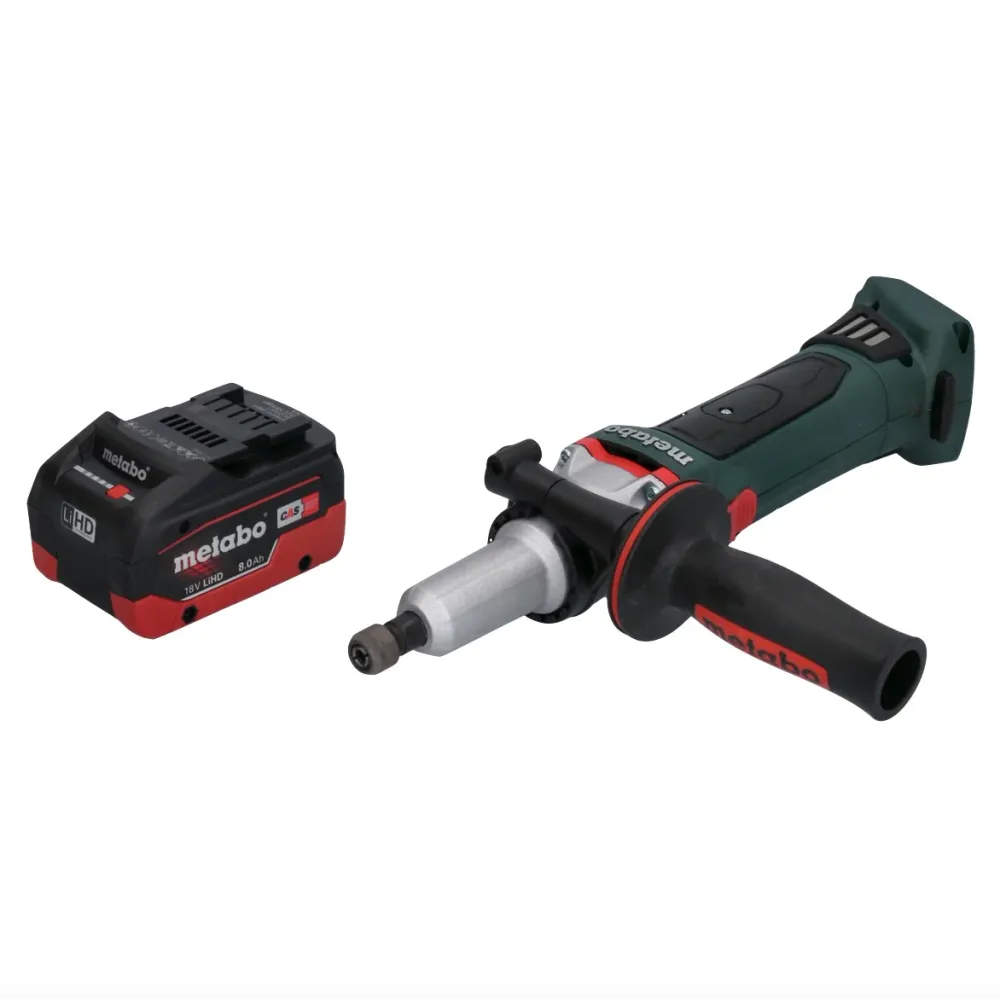 Metabo GA 18 LTX G akumulatorowa szlifierka prosta 18 V 6 mm + 1x akumulator 8,0 Ah - bez ładowarki