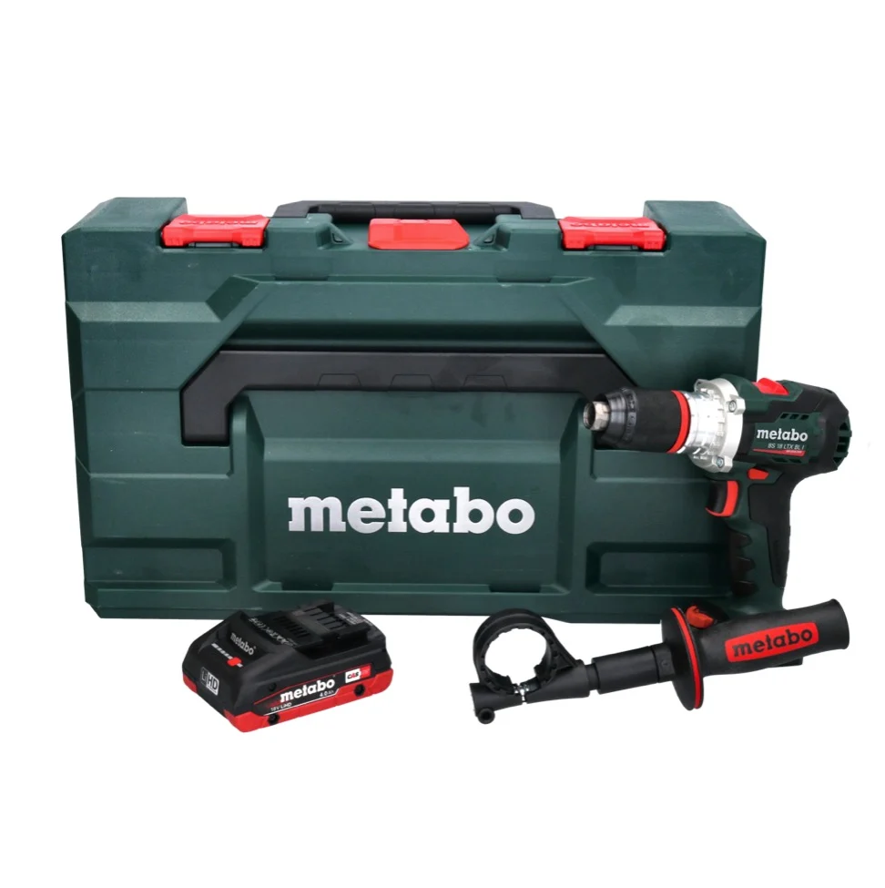 Metabo BS 18 LTX BL I Akumulatorowa wiertarko-wkrętarka 18 V 130 Nm + 1x akumulator 4,0 Ah + metaBOX - bez ładowarki