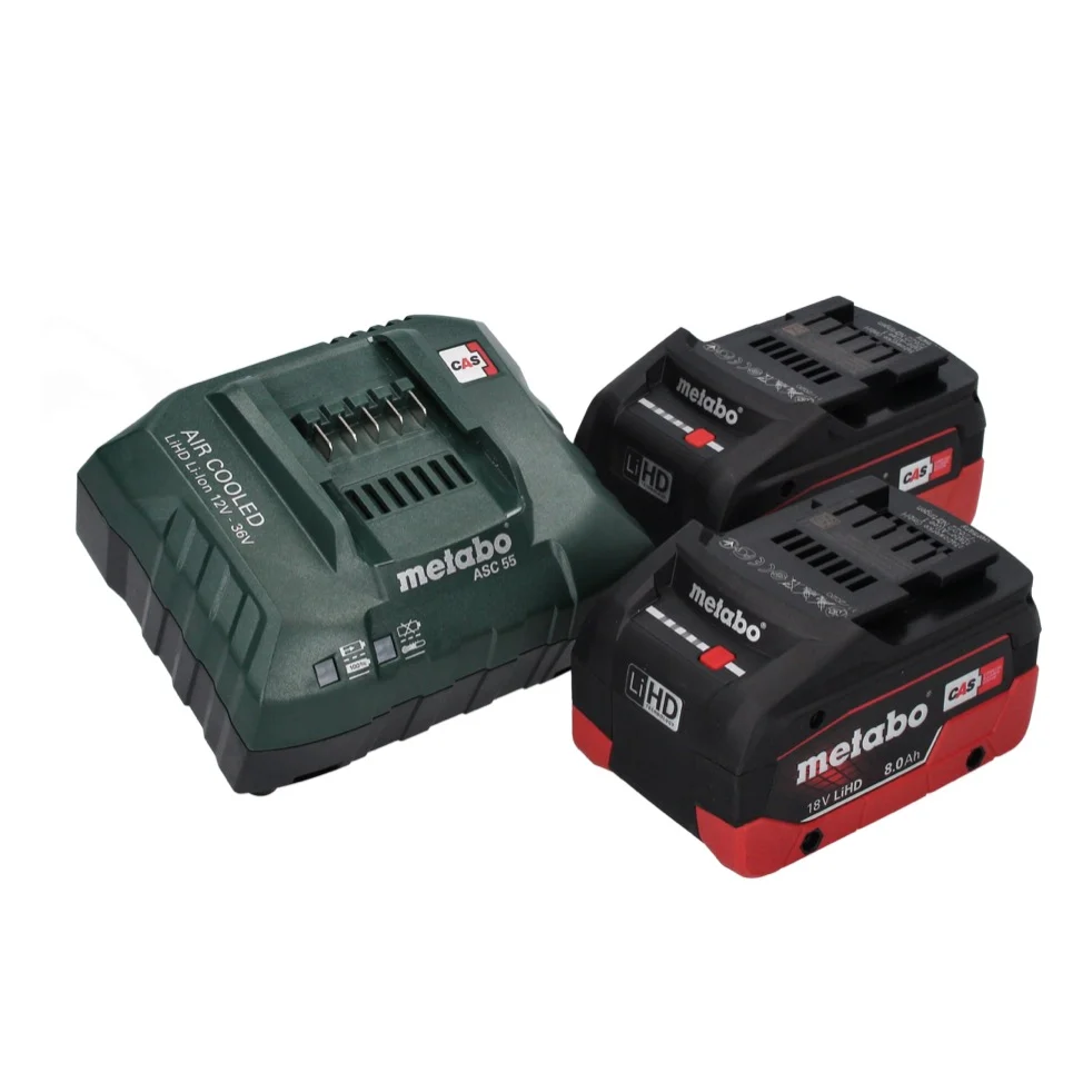 Metabo BS 18 LTX BL I Akumulatorowa wiertarko-wkrętarka 18 V 130 Nm + 2x akumulator 8,0 Ah + ładowarka + metaBOX