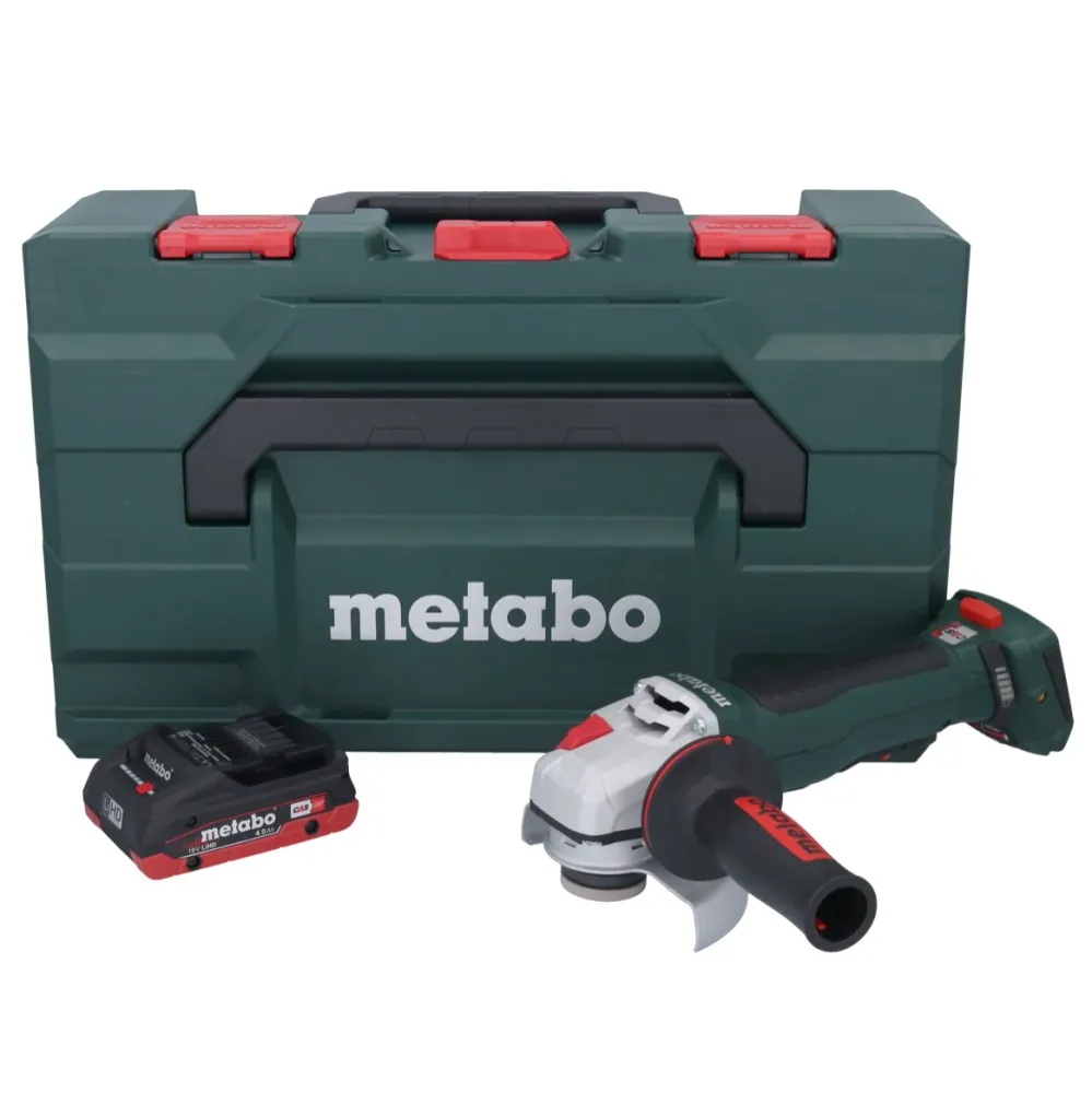 Metabo WPB 18 LT BL 11-125 Quick akumulatorowa szlifierka kątowa 18 V 125 mm bezszczotkowa + 1x akumulator 4,0 Ah + metaBO...