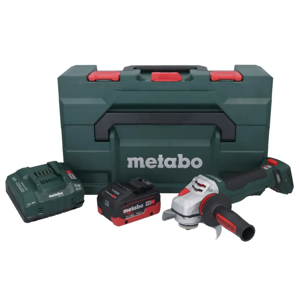 Metabo WPBA 18 LTX BL 15-125 Quick DS akumulatorowa szlifierka kątowa 18 V 125 mm bezszczotkowa + 1x akumulator 10,0 Ah +...