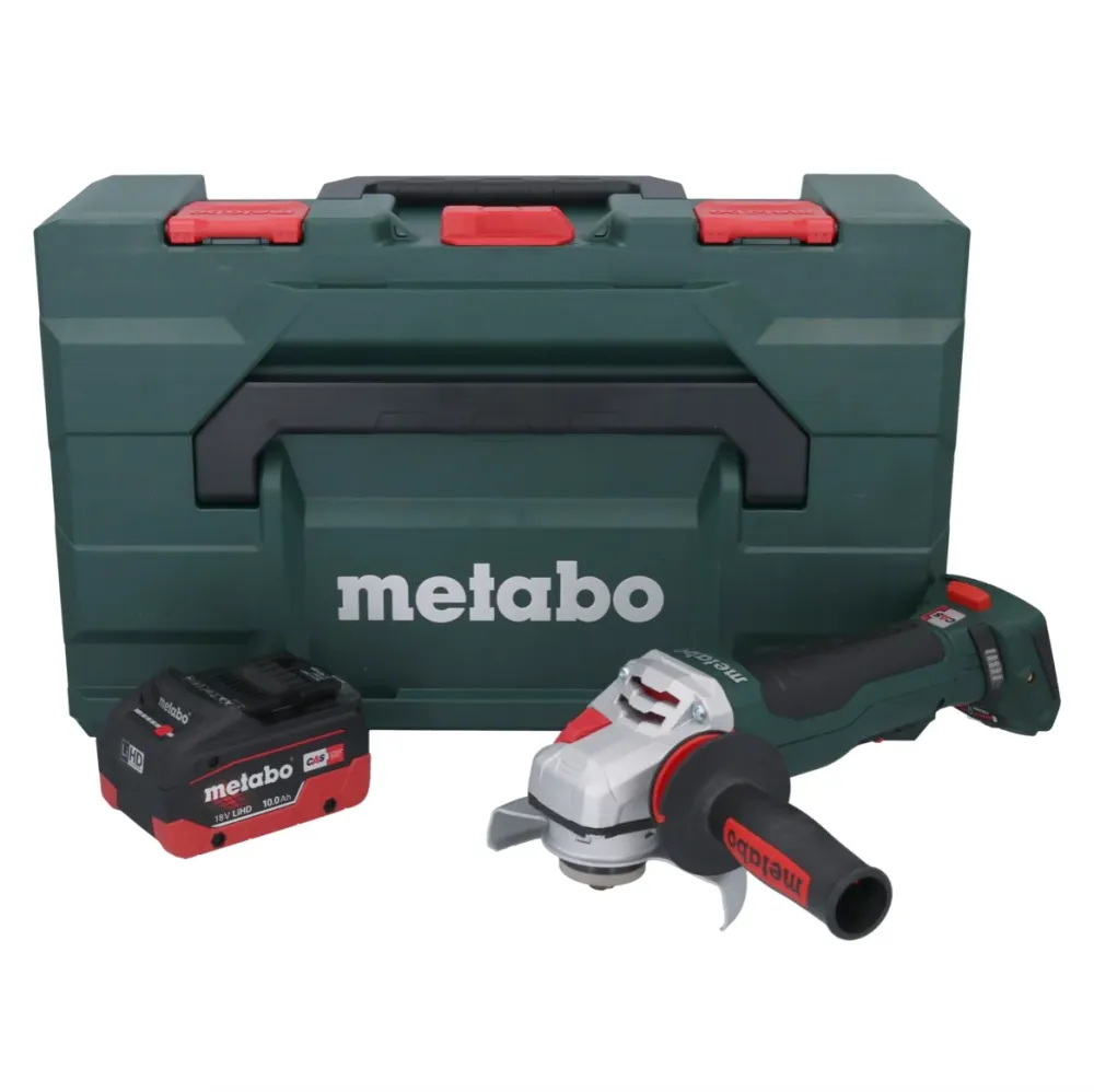 Metabo WPBA 18 LTX BL 15-125 Quick DS akumulatorowa szlifierka kątowa 18 V 125 mm bezszczotkowa + 1x akumulator 10,0 Ah +...