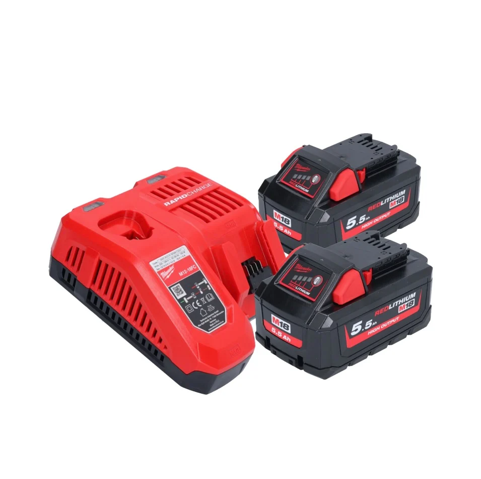 Milwaukee M18 BLHX-552X akumulatorowy młot udarowo-obrotowy 18 V 2,3 J bezszczotkowy + 2x akumulator 5,5 Ah + ładowarka +...