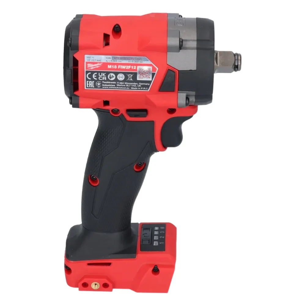Milwaukee M18 FIW2F12-601 Akumulatorowa wkrętarka udarowa 18 V 339 Nm 1/2" bezszczotkowa + 1x akumulator 6,0 Ah + ładowarka