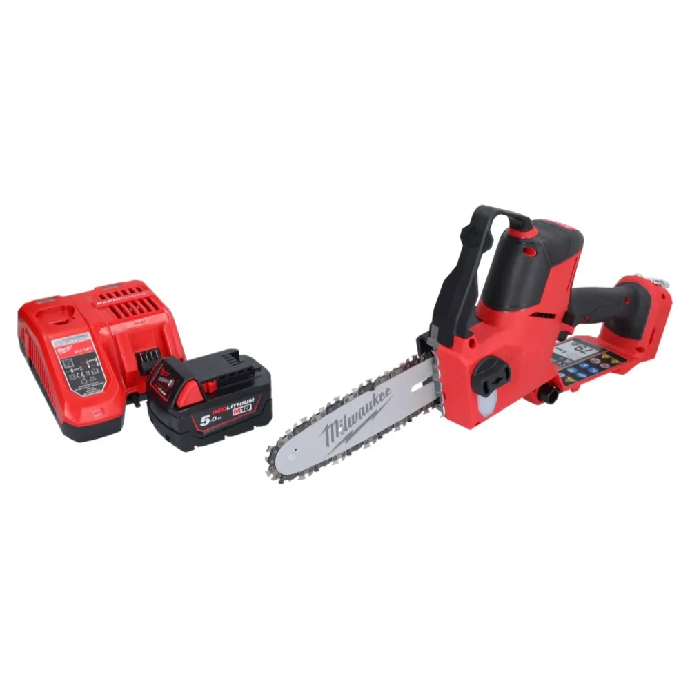 Milwaukee M18 FHS20-501 akumulatorowa pilarka do przycinania 18 V 20 cm + 1x akumulator 5,0 Ah + ładowarka