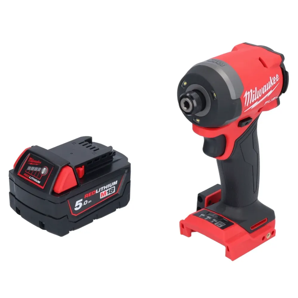 Milwaukee M18 FID3-501 akumulatorowy klucz udarowy 18 V 1/4" 226 Nm bezszczotkowy + 1x akumulator 5,0 Ah - bez ładowarki