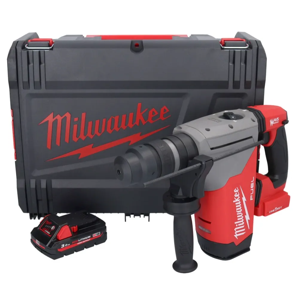 Milwaukee M18 ONEFHPX-301X Akumulatorowy młot udarowo-obrotowy 18 V 5,0 J bezszczotkowy + 1x akumulator 3,0 Ah + HD Box -...