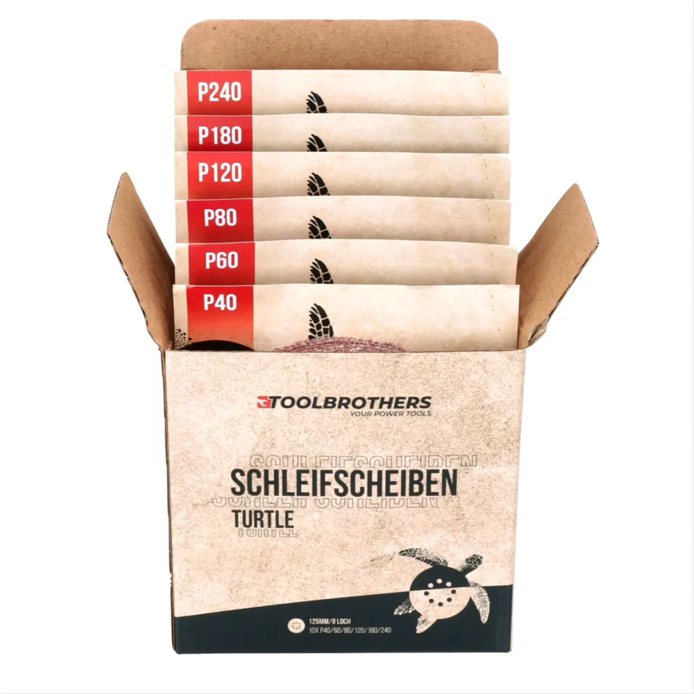Toolbrothers TURTLE zestaw szlifierski 125mm + Milwaukee M18 BOS125-0 akumulatorowa szlifierka oscylacyjna 18V 125mm solo...