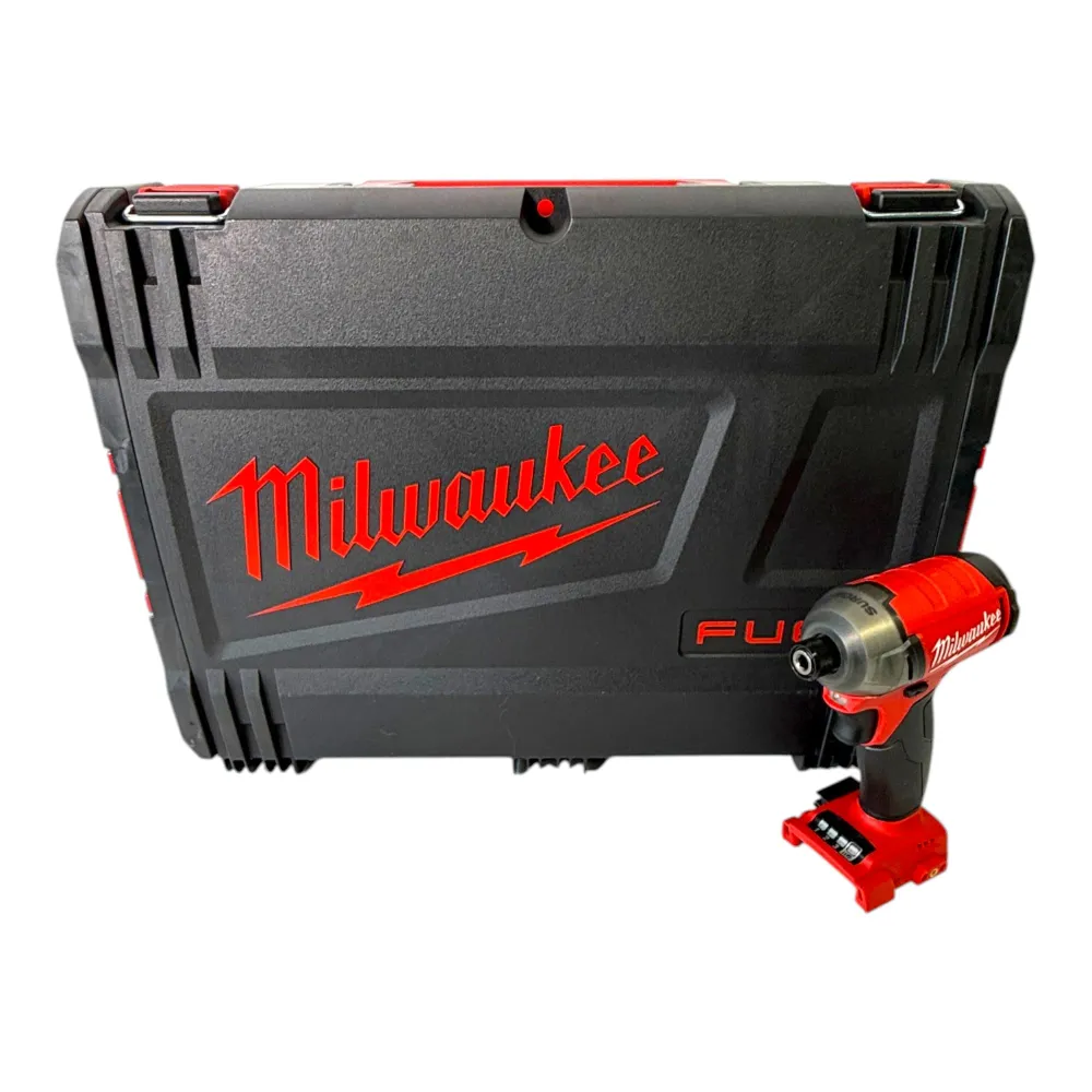 Wkrętarka udarowa akumulatorowa Milwaukee M18 FQID-0X 18 V 50 Nm 1/4" (4933459187) bezszczotkowa + skrzynka HD – bez akumu...