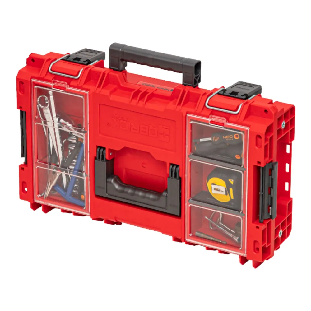 Qbrick System PRIME Toolbox 150 Profi RED ULTRA HD Niestandardowa, sztaplowana 535 x 327 x 141 mm 13,5 l IP66