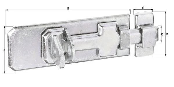 Śruba zabezpieczająca GAH Alberts ( 8002910406 ) długość 140 mm szerokość 55 mm