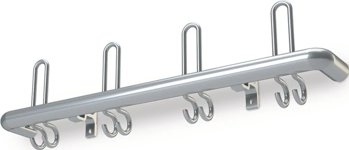 Wieszak ścienny ( 3000284063 ) Aluminium F2 Rozstaw haków 200 mm Sonstige