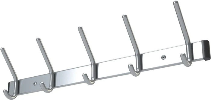 Wieszak ścienny ( 3000284071 ) Aluminium F1 kolor naturalny Rozstaw haków 150 mm Sonstige