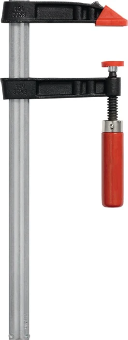 Zacisk śrubowy z żeliwa ciągliwego ( 4000831285 ) Szerokość zacisku 100 mm Występ 50 mm 15 x 5 mm Sonstige