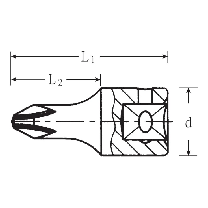 STAHLWILLE Gniazdo 44 PZ 1/4 ″ PZD ( 4000826254 )