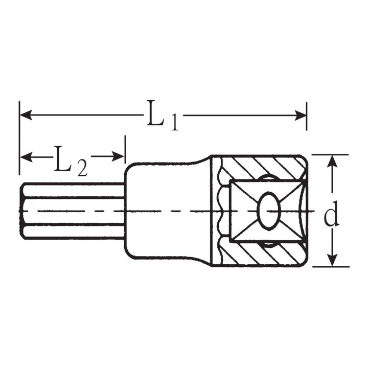 STAHLWILLE Gniazdo 54 1/2 ″ sześciokątne ( 4000826404 )