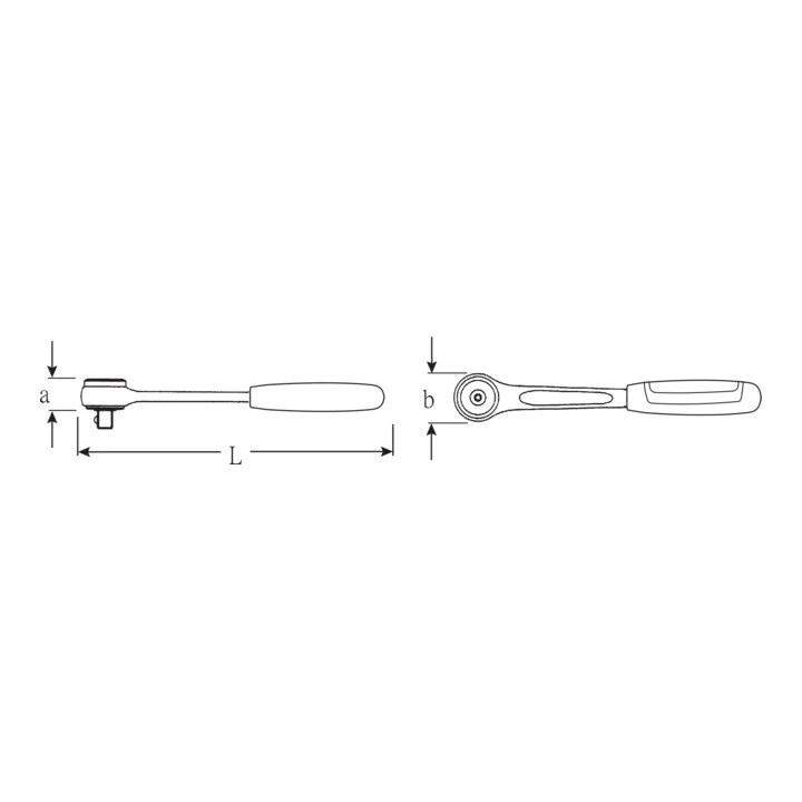 STAHLWILLE Grzechotka dźwigniowa 532 1/2 ″ 36 zębów ( 4000826437 )