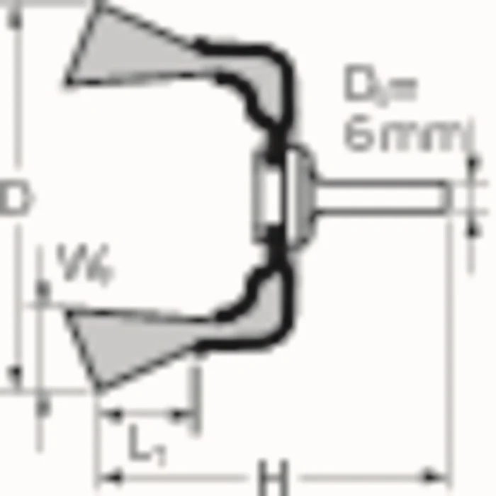 Szczotka garnkowa PFERD TBU ST ( 8000435468 ) Ø 70 mm grubość drutu na wale 0,2 mm