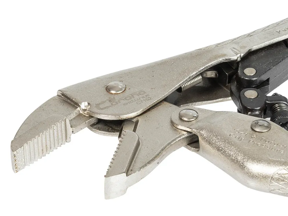 Szczypce nastawne regulowane samoblokujące Morse', szczęki płaskie 250mm | C7152