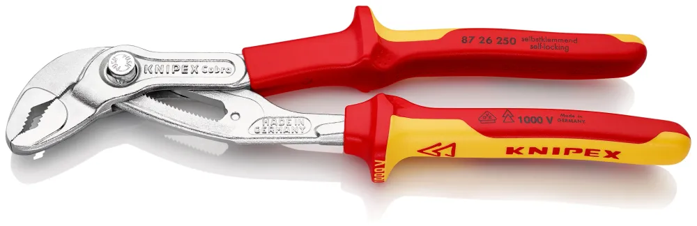 Szczypce nastawne do rur klucz Cobra VDE 250 mm | 87 26 250