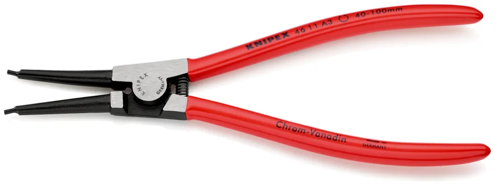Szczypce do pierścieni Segera proste zewnętrzne 210 mm | 46 11 A3