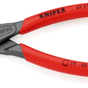 Szczypce precyzyjne do pierścieni Segera wygięte 90' zewnętrzne 165 mm | 49 21 A21
