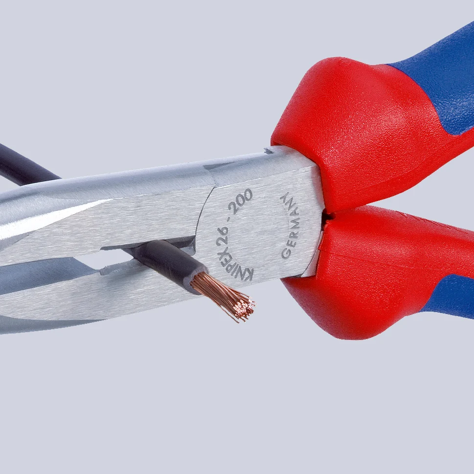 Szczypce tnące boczne obcinaczki półokrągłe wydłużone 200 mm | 26 12 200