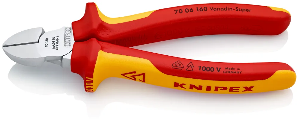 Szczypce tnące boczne obcinaczki VDE 160 mm | 70 06 160