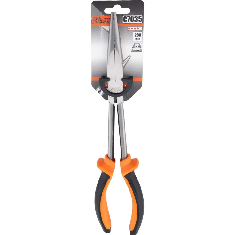 Szczypce uniwersalne kombinerki długie 280 mm proste | C7035