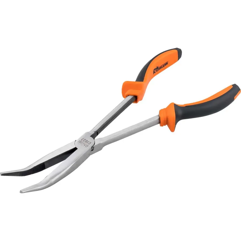 Szczypce uniwersalne kombinerki długie 280 mm wygięte 45° | C7037