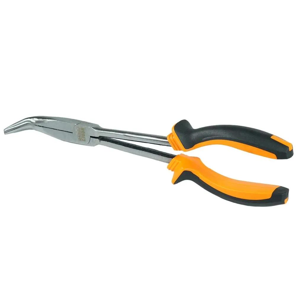 Szczypce uniwersalne kombinerki długie 280mm wygięte 90° | C7038