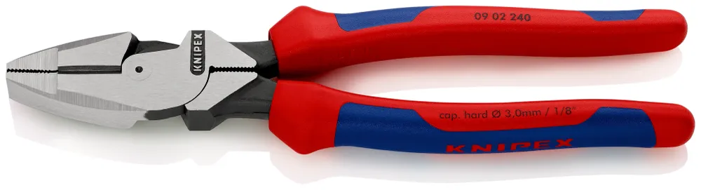 Szczypce uniwersalne kombinerki o zwiększonym przełożeniu 240 mm | 09 02 240