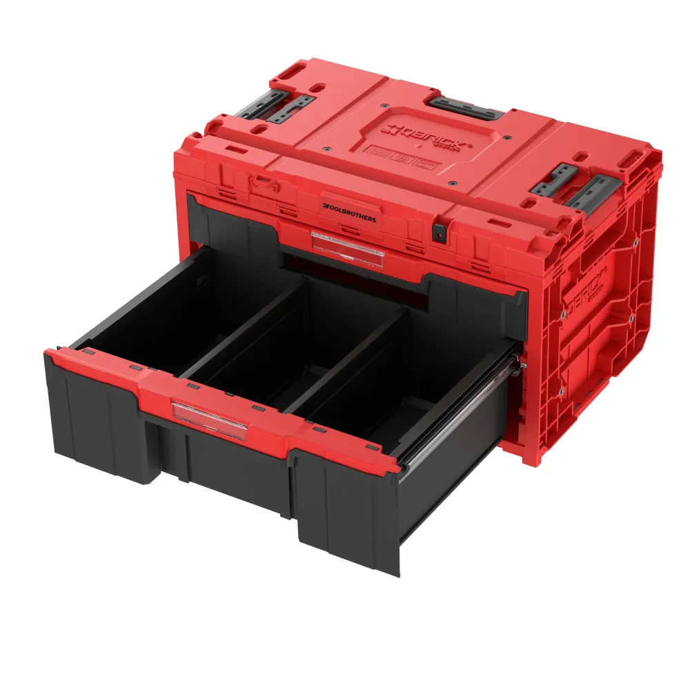 Toolbrothers RHINO XXl Drawer 2 Plus ULTRA z dwiema szufladami o różnych rozmiarach + przegródki IP66