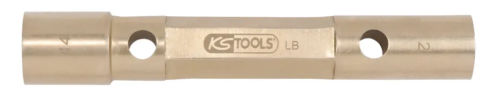 KS TOOLS BRONZEplus 6-kant-Steckschlüssel 9x10 mm doppelseitig ( 963.8394 )