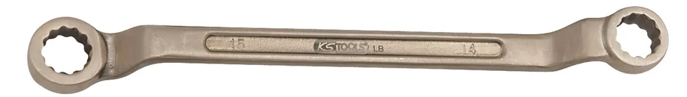 KS TOOLS BRONZEplus Doppel-Ringschlüssel gekröpft 16x18 mm ( 963.7395 )