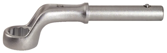 KS TOOLS Zugringschlüssel, gekröpft, 90mm ( 517.9090 )