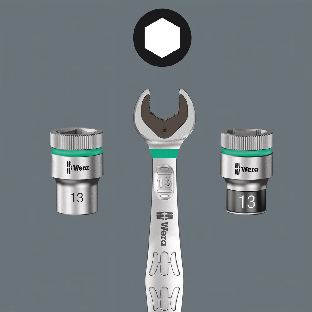 WERA podwójny klucz płasko-oczkowy Joker 6005 12 x 13 mm długość 166 mm ( 4000823162 )