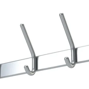 Wieszak ścienny ( 3000284070 ) Aluminium F1 kolor naturalny Rozstaw haków 150 mm