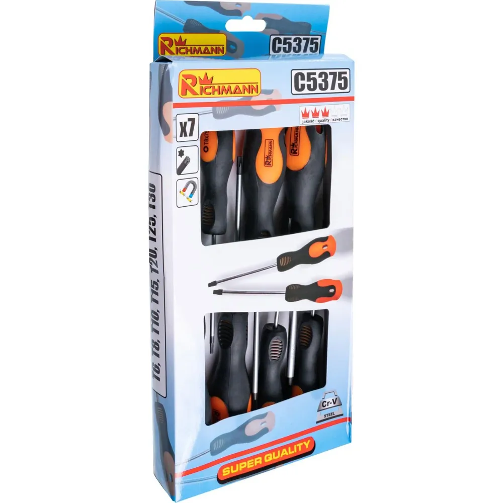 Wkrętaki torx 7 elementów | C5375