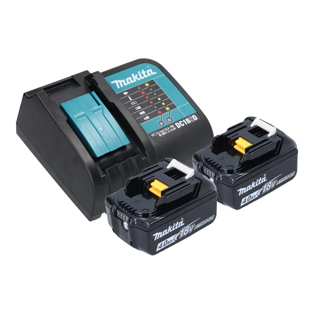 Wyrzynarka akumulatorowa Makita DJV 180 SMX 18 V 135 mm + 2x akumulator 4,0 Ah + ładowarka