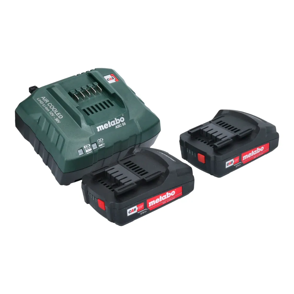 Wyrzynarka akumulatorowa Metabo ST 18 LT 130 BL 18 V 130 mm bezszczotkowa + 2x akumulator 2,0 Ah + ładowarka