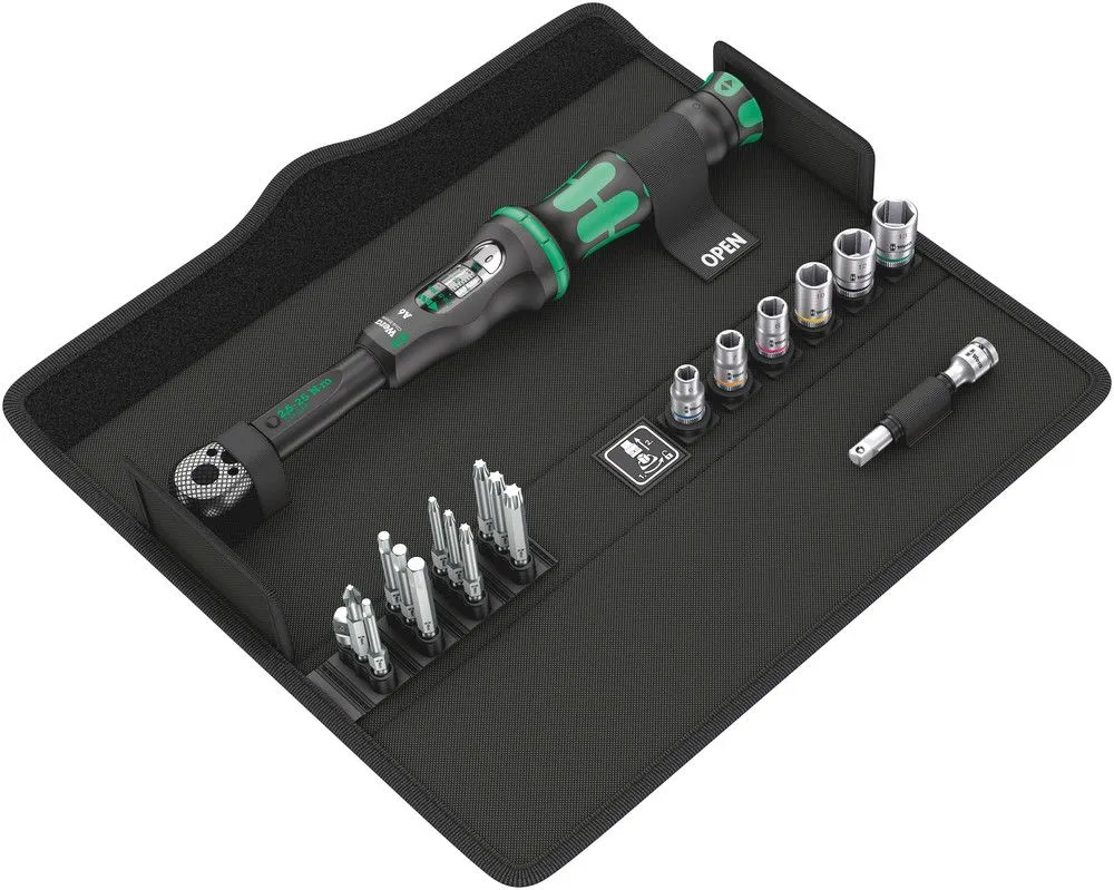Zestaw kluczy dynamometrycznych WERA Click-Torque 6 Set 1 20-częściowy 2,5 - 25 Nm 1/4 ″ ( 4000821935 )